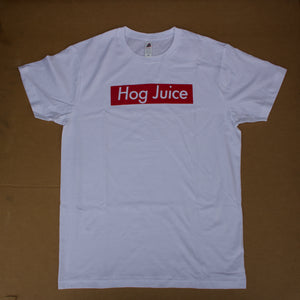 Hog Juice Block Tee - White