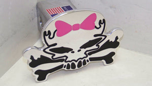 Girl Skull - Pink Bow