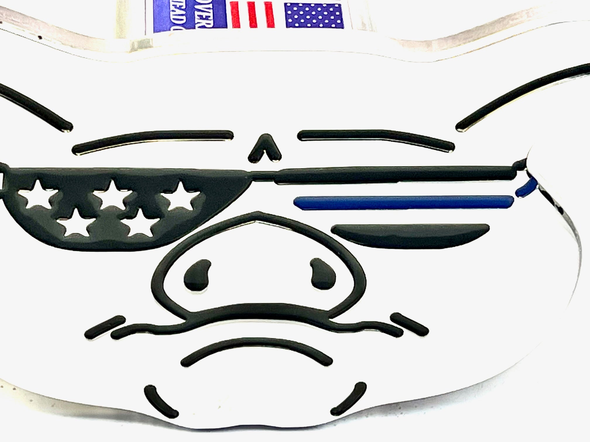 Hog Juice Pig - USA FLAG,thin blue line