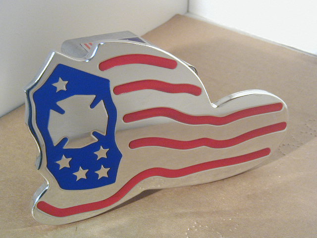 USA Flag Fire Helmet - Color