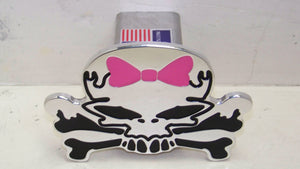 Girl Skull - Pink Bow