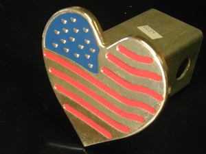 USA Flag Heart - Color